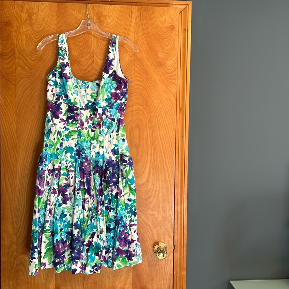 Vintage Ralph Lauren Cotton Sleeveless Midi Sundress, Size 6